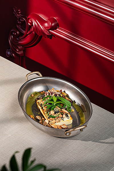Baked Feta with Pepper and Honey